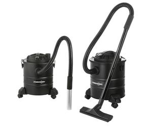 Powersonic 20L Fireplace Ash Vacuum Cleaner Wood Burner Blower Vac 1200W