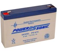 POWERSONIC-6V 7AH (8AH) Replacement DJW6-7 DJW6-7.2 sealed lead acid Battery