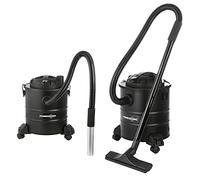 Powersonic Bagless Black 20L Fireplace Ash Vacuum Cleaner/Blower Hoover Wood Burner Vac Collector - Ideal for For Fireplaces, Log Burners, Grills, BBQ's, Fire Pits & Chimineas 1200w