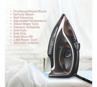 Powersonic Steam Iron 3200W Ceramic Soleplate Self Cleaning SelfClean 350ml Tank