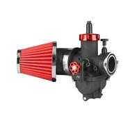 Powersports Carburetors Universal Motorcycle Flat Curtain Carburetor PE17mm/PE28mm Flange Air Filter Fit For Yamaha For Suzuki(PE28mmFL Set)