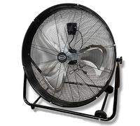 PowerStar 75CM-30 Industrial Drum Fan Powerful Commercial Barrel High Velocity Cooling metal Floor Fan Ideal for Office Gym warehouse shop garage