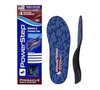 Powerstep Pinnacle Maxx Orthotic Insoles - Orthotics for Overpronation with Maximum Stability & Comfort - Firm + Flexible Angled Heel Style to Help Flat Feet - Heavy Duty Inserts (M 9-9.5, F 11-11.5)