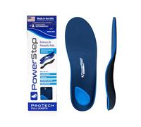 Powerstep ProTech Full Length Orthotic Supports (Mens 14-14 1/2) - Blue Foam Orthotic Insoles for Men & Women - High Arch Support - Unisex Adults