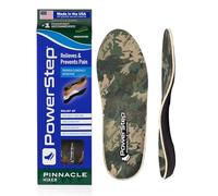 Powerstep Unisex-Adult Arch Support Hiking Boot Orthotic, Rigid Shell Insole, Camo, Men's 11-11.5