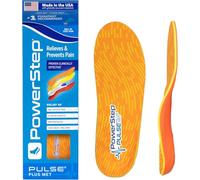 Powerstep Unisex-Adult Pulse Plus Insole, Orange/Blue, One Size