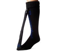 PowerStep Unisex-Adult Ultrastretch Night Sock Gymnastics Shoe, Black, M