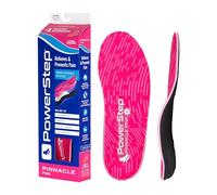 Powerstep Women's Pinnacle Pink Insole, 8-8.5 / Men's 6-6.5