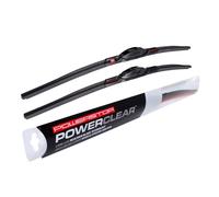 POWERSTOP PowerClear PCK-2221-1 Front 22" + 21" Windshield Wiper Blade Set J-Hook Type For Jeep Grand Cherokee, Toyota Tacoma, Dodge Durango, Nissan Pathfinder, Honda Pilot [Model Specific]