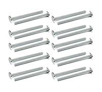POWERTEC 1/4"-20 T Track Bolts 20 Pack for T Track, 3-1/2 Inch Long T Slot Bolts for Universal T Track, T Track Accessories for Woodworking Jigs and Fixtures (QTB1006)