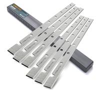POWERTEC 12-1/2 Inch HSS Planer Blades for DeWalt DW733 Planer, Set of 6 (12809-P3)