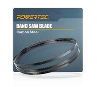 POWERTEC 13133 High Carbon Bandsaw Blade 62” x 3/8” x .014 x 6tpi | For Woodworking, Plastic and Aluminum, 1 Pack