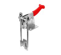 POWERTEC 1PK Toggle Clamp, 1980 lbs Holding Capacity, 40344 Adjustable 90 Degree Vertical U Bolt Latch w/Antislip Hand Grip for Woodworking Jigs & Fixtures, Smoker, Tire Carrier, Tool Box (20324)