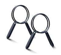 POWERTEC 2-1/2 Inch Double Loop Hose Clamps for Dust Collection Hose and Dryer Vent Hose, Quick Release Spring Clamps for Dust Collector and Dust Collection Fittings, 2 Pack (70390V)
