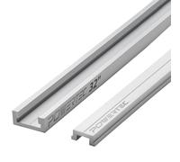 POWERTEC 32" Miter T Track w/T-Bar for Table Saw, Router Table, Band Saw, Works with 3/4” x 3/8” Miter T Slot, Miter Gauge, T Track Accessories for Woodworking and Sliding Jigs, 1 Set (71568)
