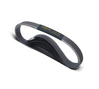 POWERTEC 414232S 1” x 42” Sanding Belts, Silicon Carbide Abrasive 320 Grit Sandpaper - 10 Pack