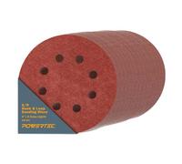 POWERTEC 45024-P6 5 Inch 8 Hole Hook and Loop Sanding Discs, 240 Grit, 150 PK, Sandpaper for Random Orbital Sanders