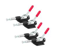 POWERTEC 4PK Push Pull Toggle Clamp, 500lbs Holding Capacity, 305CM Quick Release Push Pull Lever Clamp, Stroke Clamp for Welding, Woodworking Jigs and Fixtures, Pocket Hole Jigs, CNC (20318-P4)