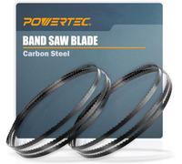 POWERTEC 59-1/2 Inch Bandsaw Blades Assortment for Woodworking, Band Saw Blades for Wen 3959, Craftsman, Porter-Cable, Ryobi, Delta, B&D & Skil 9" Band Saw, 2PK (13615)