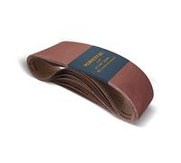 POWERTEC 6 x 48 Inch Sanding Belts, 10PK, 60 Grit Aluminum Oxide Belt Sander Sanding Belt for Bench Belt Sander, Wood & Paint Sanding, Metal Polishing (110170V)