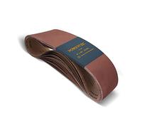 POWERTEC 6 x 48 Inch Sanding Belts, 10PK, 60 Grit Aluminum Oxide Sanding Belt for Bench Belt Sander, Wood & Paint Sanding, Metal Polishing