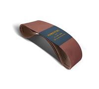 POWERTEC 6 x 48 Inch Sanding Belts, 80 Grit Aluminum Oxide Belt Sander Sanding Belt for Bench Belt Sander, Wood & Paint Sanding, Metal Polishing, 3PK (110533)