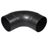 POWERTEC 70105 Inch Dust Hose Connector, Black, 4", 90 Degree Elbow