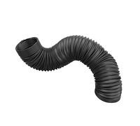 POWERTEC Black 70128 4-Inch Flexible Dust Collection Hose, 4 Inch