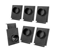 POWERTEC 70133-P6V 2-1/2-Inch Blast Gate for Dust Collector, Dust Collection Fittings, 6 PK