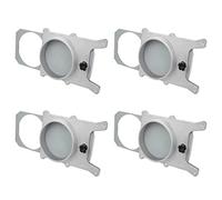 POWERTEC 70135-P4 4-Inch Aluminum Blast Gate for Dust Collector, Dust Collection Fittings, 4 PK