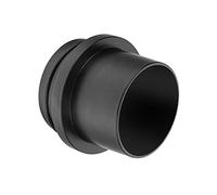 PowerTec 70193 Screw End Quick Coupler for 4” Hose - Left-Hand Threaded Adapter, Black, 4 Inch