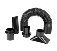 PowerTec 70208 Dust Collection Flexible Hose Kit, 2-1/4", Black