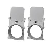 POWERTEC 70227-P2 6-Inch Aluminum Blast Gate for Dust Collector, Dust Collection Fittings, 2 PK