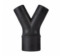 POWERTEC 70276 4-Inch to 2-1/2-Inch Dust Collection Splitter Fitting