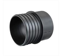 PowerTec 70284 4" Quick Connect Coupler with Left-Hand Threaded End to 4" I.D. Flexible Hose, 1 Count (Pack of 1)