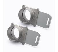 POWERTEC 70326-P2 Blast Gate 4 Inch, w/Anti Clog and Air Leak Seal for Dust Collection, 2 PK