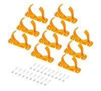POWERTEC 70342-P2 Open Style Hangers for 2-1/2" Dust Collection Pipe and Hose with Multi Mounting Options, 10 PK