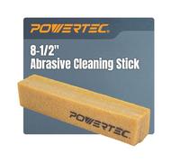 POWERTEC 71002V Abrasive Cleaning Stick for Sanding Belts & Discs 8-1/2" | Natural Rubber Eraser - Woodworking Shop Tools for Sanding Perfection