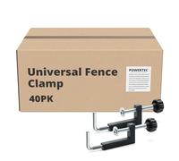 POWERTEC 71004-Case20 Universal Fence Clamp, Case of 40 Pcs