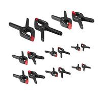 POWERTEC 71087V Heavy Duty Nylon Spring Clamp Set | 16 Clamps w/ 5 Assorted Sizes