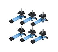 POWERTEC 71168-P3 T-Track Hold Down Clamps, 5-1/2" L x 1-1/8" Width, 6 PK