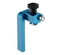 POWERTEC 71367 3-Inch Fence Flip Stop for Woodworking, Blue