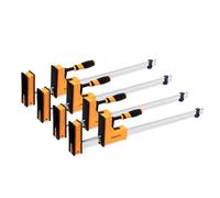 POWERTEC 71368-P2 Woodworking Parallel Clamps 24-Inch | Jaw Bar Clamp Spreader Tool | 4PK