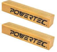 POWERTEC 71407-P2 Abrasive Cleaning Stick for Sanding Belts & Discs 12" 2PK | Natural Rubber Eraser - Woodworking Shop Tools for Sanding Perfection