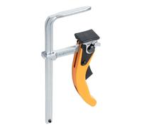POWERTEC 71408V Quick Release Ratcheting Table Clamp for MFT and Guide Rail System, 7" Capacity (178mm) x 2-3/8" Throat Depth, 1 PK