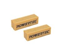 POWERTEC 71424V Abrasive Cleaning Stick for Sanding Belts & Discs 4-1/2" 2PK | Natural Rubber Eraser - Woodworking Shop Tools for Sanding Perfection