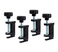 POWERTEC 71438-P2V T-Track Clamp Vice | Hold Down Clamps for T-Tracks Accepting 1/4 Inch hex Head Bolts, 4 PK