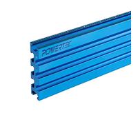 POWERTEC 71489 Aluminum Multi T-Track Fence with Laser Measure Left to Right, 3” High x 24" Long Multi Track