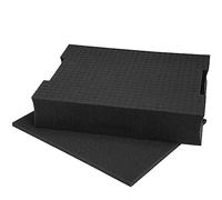 POWERTEC 71603V Pre-Cut Foam Insert - 100% Customizable Inlay Material for L-Boxx2, Power Tool Transport System