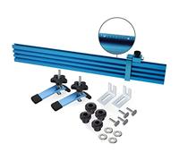 POWERTEC 71633 24" Woodworking Fence Kit for T-Slot Drill Press Table Tops